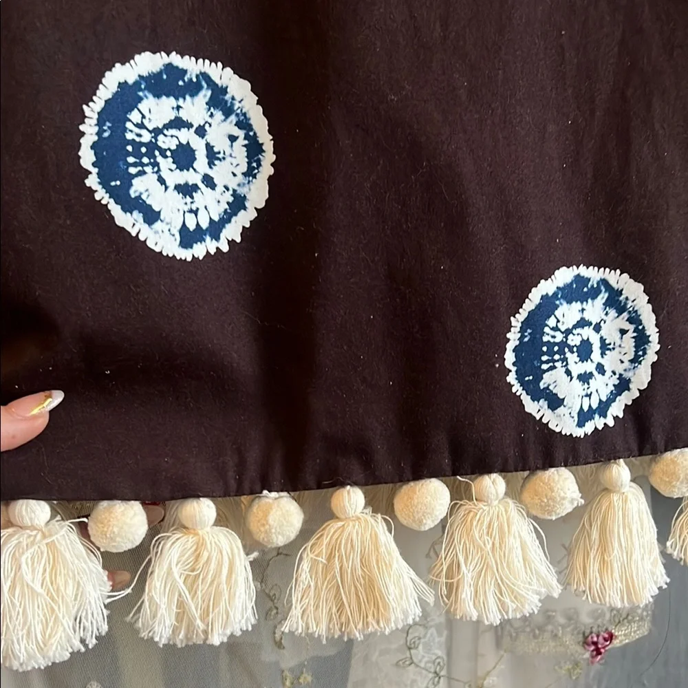 Alexis Black Brown/Maroon with Blue and White Accents - Picture 4 of 6